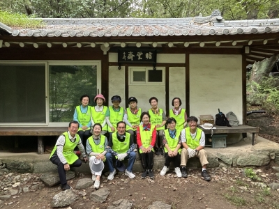 행복두레봉사단 윤상태 선생 별서 환경정리 봉사(2025. 8. 10.)